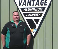 TJ's Glass & Aluminium Director - Terry Rogers & Workshop Manager - Brendon Steele